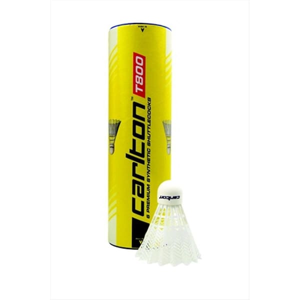 Carlton C100 White Medium Badminton Nylon Shuttles / Shuttlecocks - Tu - Badminton HQ